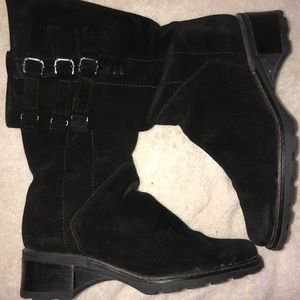 Aquatalia suede black boots!